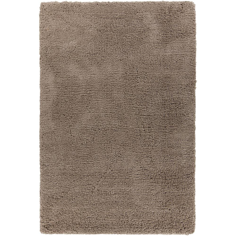 Chandra Rugs BEL51402 BELLA Hand-Woven Contemporary Shag Rug in Brown, 5