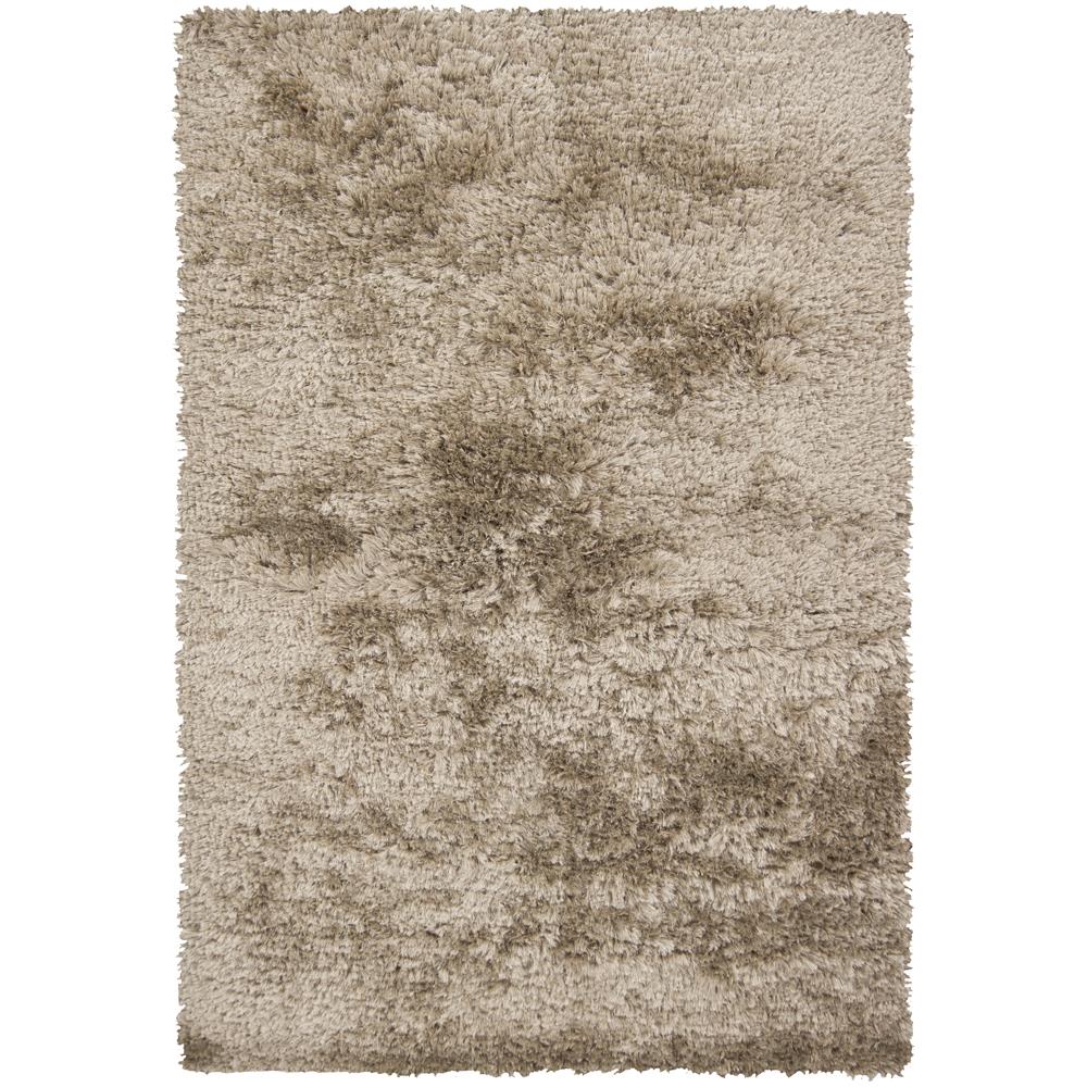 Chandra Rugs CEL4701 CELECOT Hand-Woven Contemporary Shag Rug in Taupe, 9