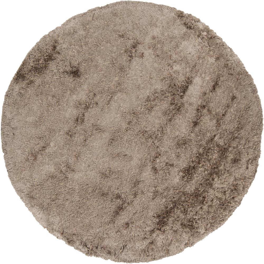 Chandra Rugs CEL4701 CELECOT Hand-Woven Contemporary Shag Rug in Taupe, 7