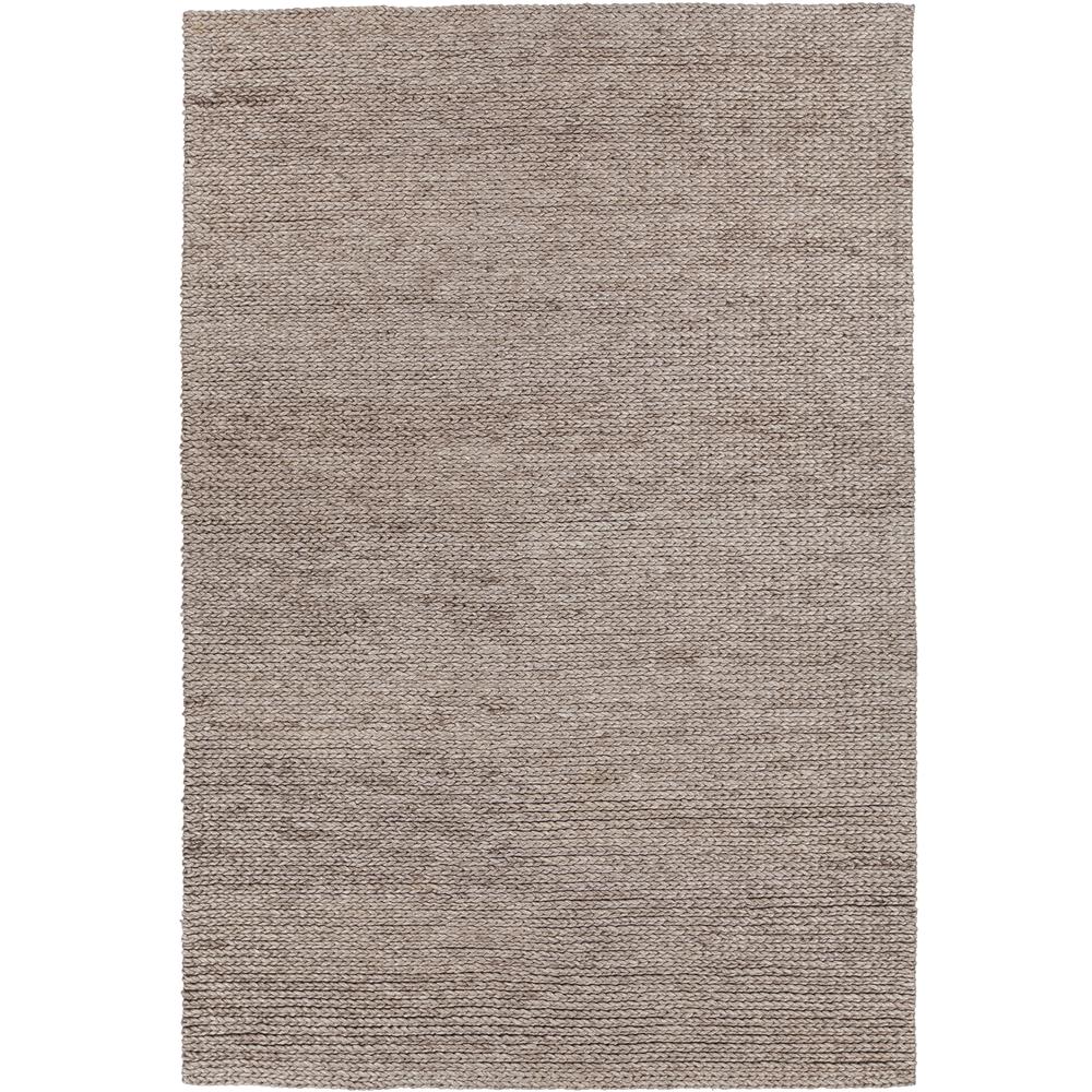 Chandra Rugs CHL38502 CHLOE Hand-Woven Contemporary Rug in Brown, 7
