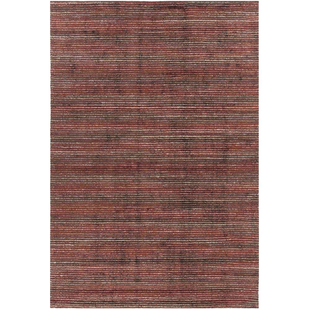 Chandra Rugs CIT34301 CITIZEN Hand-Woven Contemporary Rug in Rust, 7
