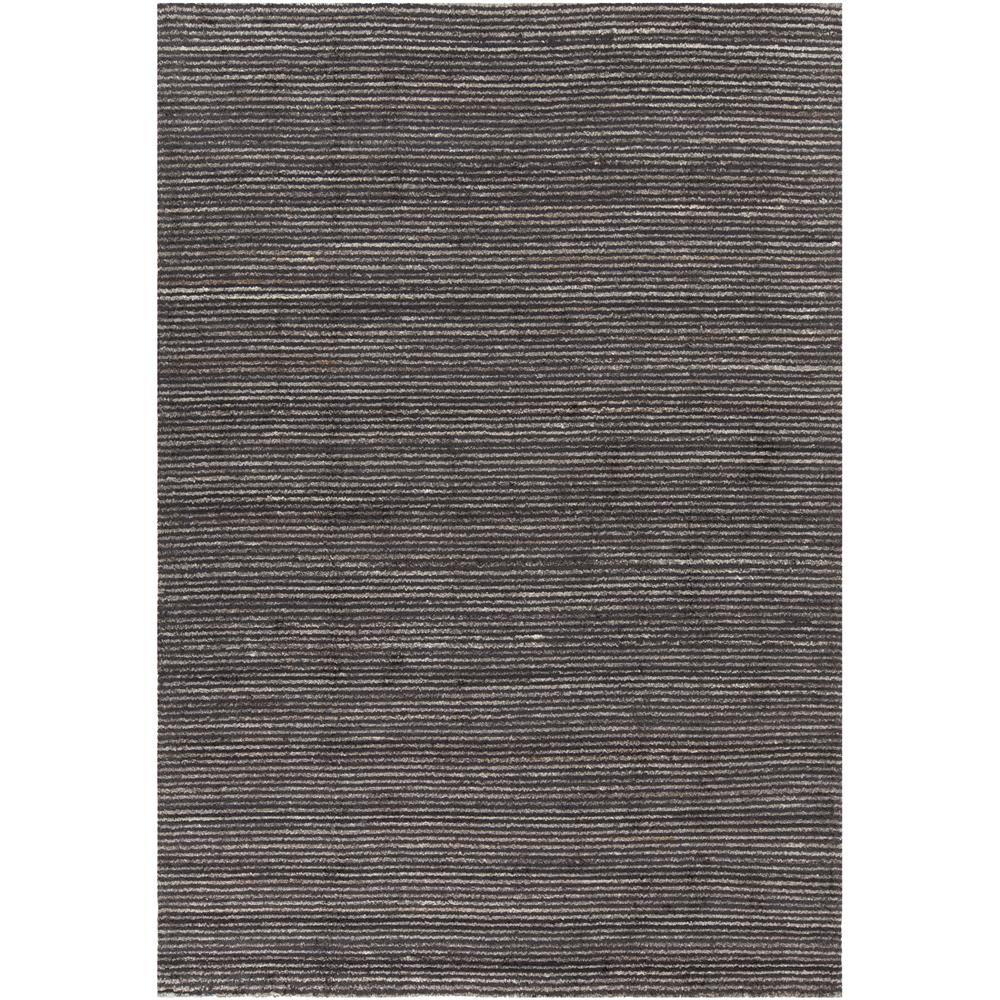 Chandra Rugs CIT34302 CITIZEN Hand-Woven Contemporary Rug in Charcoal, 5