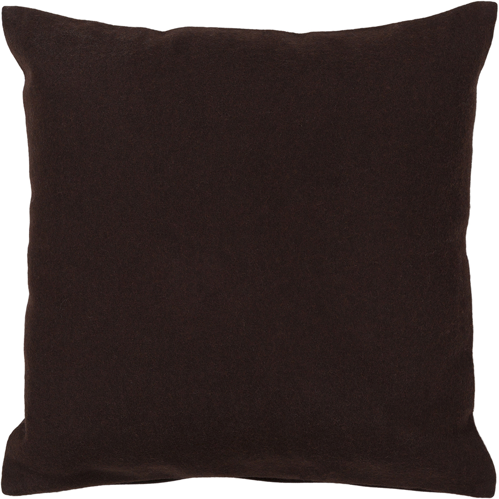 Chandra Rugs CUS28003 PILLOWS Handmade Contemporary Pillows (With Down Feather Insert) in Brown, 1