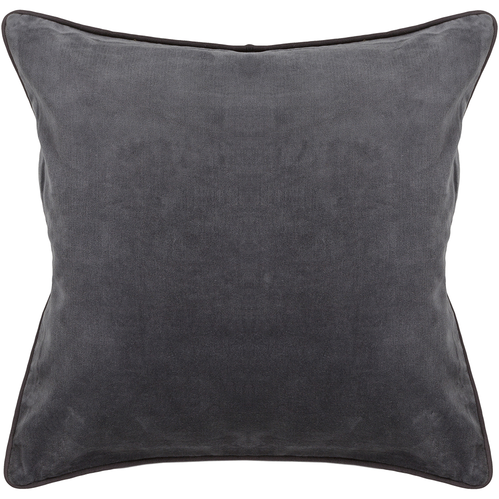 Chandra Rugs CUS28006 PILLOWS Handmade Contemporary Pillows (With Down Feather Insert) in Grey, 1
