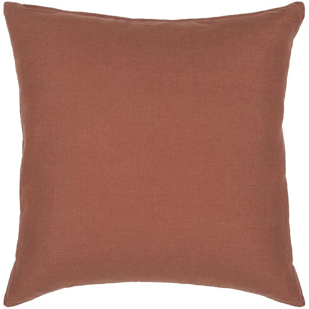 Chandra Rugs CUS28039 PILLOWS Handmade Contemporary Pillows (With Down Feather Insert) in Rust, 1