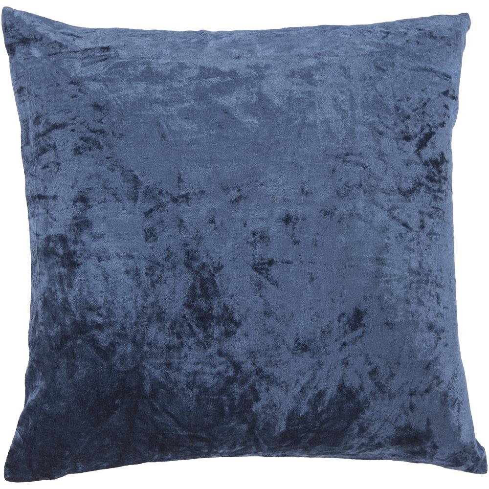 Chandra Rugs CUS28046 PILLOWS Handmade Contemporary Pillows (With Down Feather Insert) in Blue, 1