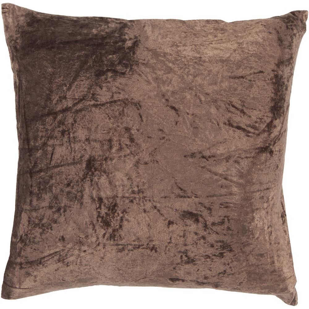 Chandra Rugs CUS28049 PILLOWS Handmade Contemporary Pillows (With Down Feather Insert) in Brown, 1