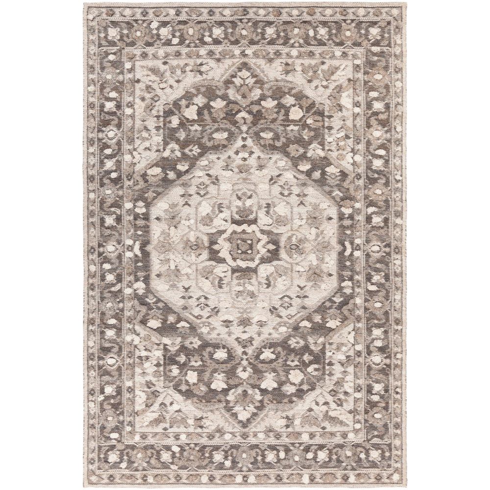 Chandra Rugs DAP-52201 Daphne Hand-woven Traditional Rug in brown/tan/white