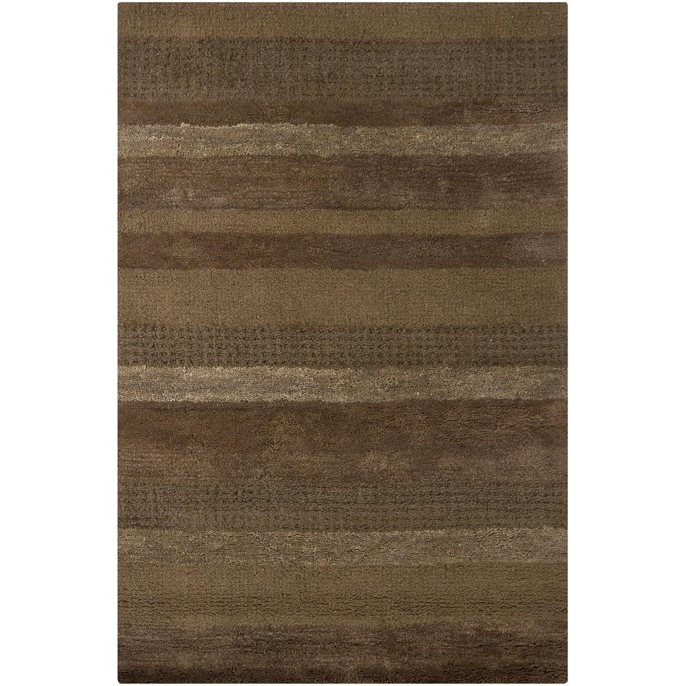 Chandra Rugs DEJ19601 DEJON Hand-Tufted Contemporary Rug in Charcoal/Taupe/Brown, 5