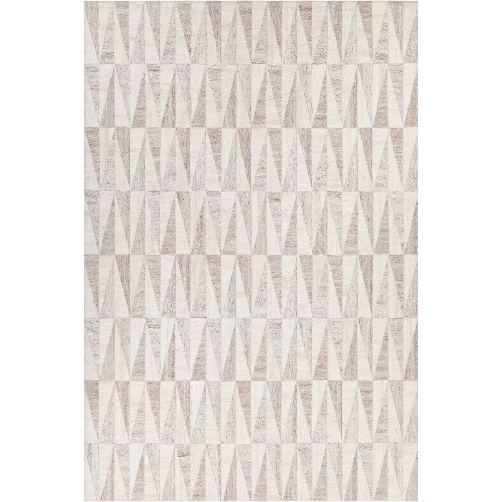 Chandra Rugs DIN-52400 Dinah Hand-woven Contemporary Rug in Brown/Tan/Beige