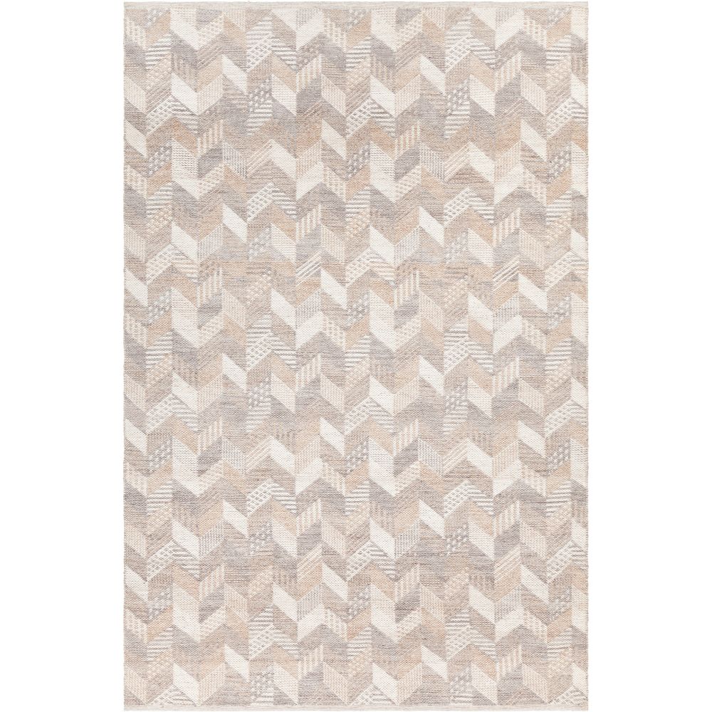 Chandra Rugs EFF-52501 Effie Hand-woven Contemporary Rug in Brown/Tan/Beige