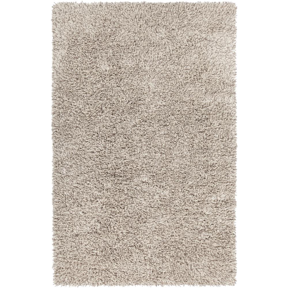 Chandra Rugs ELE38202 ELEANOR Hand-Woven Contemporary Rug in White/Taupe, 5