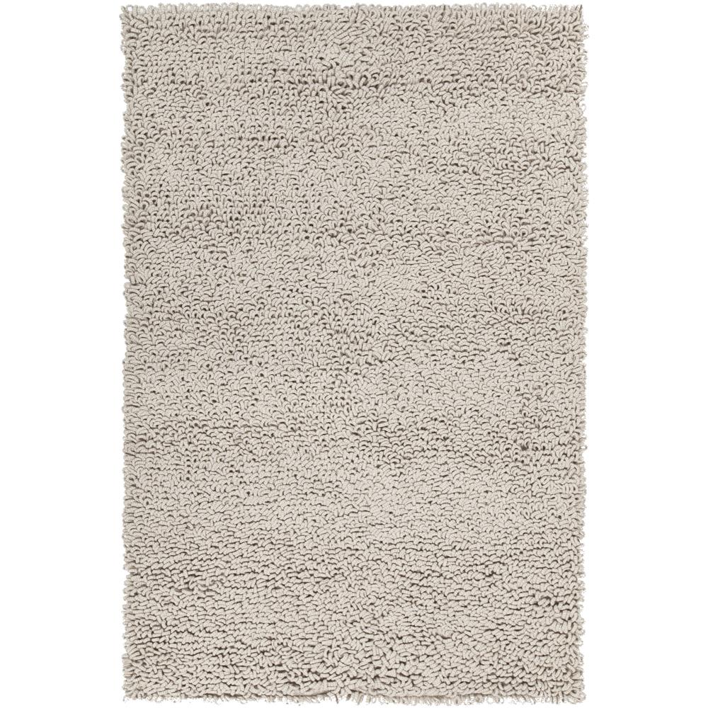 Chandra Rugs EVE38602 EVELYN Hand-Woven Contemporary Rug in Silver, 5