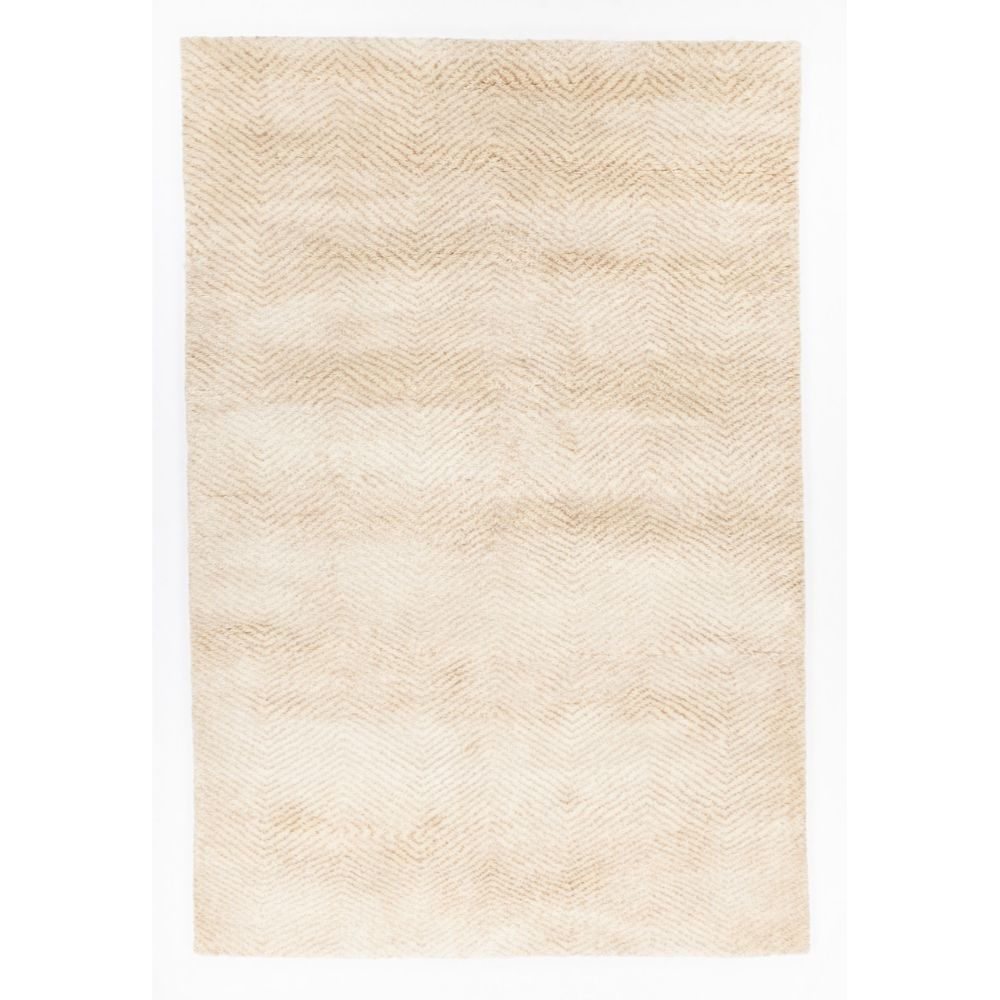 Chandra Rugs FIA-53100 Fia Hand-knotted Contempoary Rug in Beige