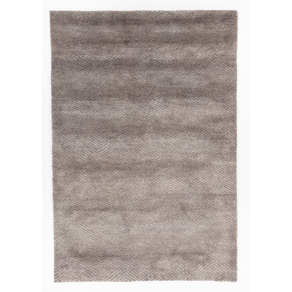 Chandra Rugs FIA-53101 Fia Hand-knotted Contempoary Rug in Grey
