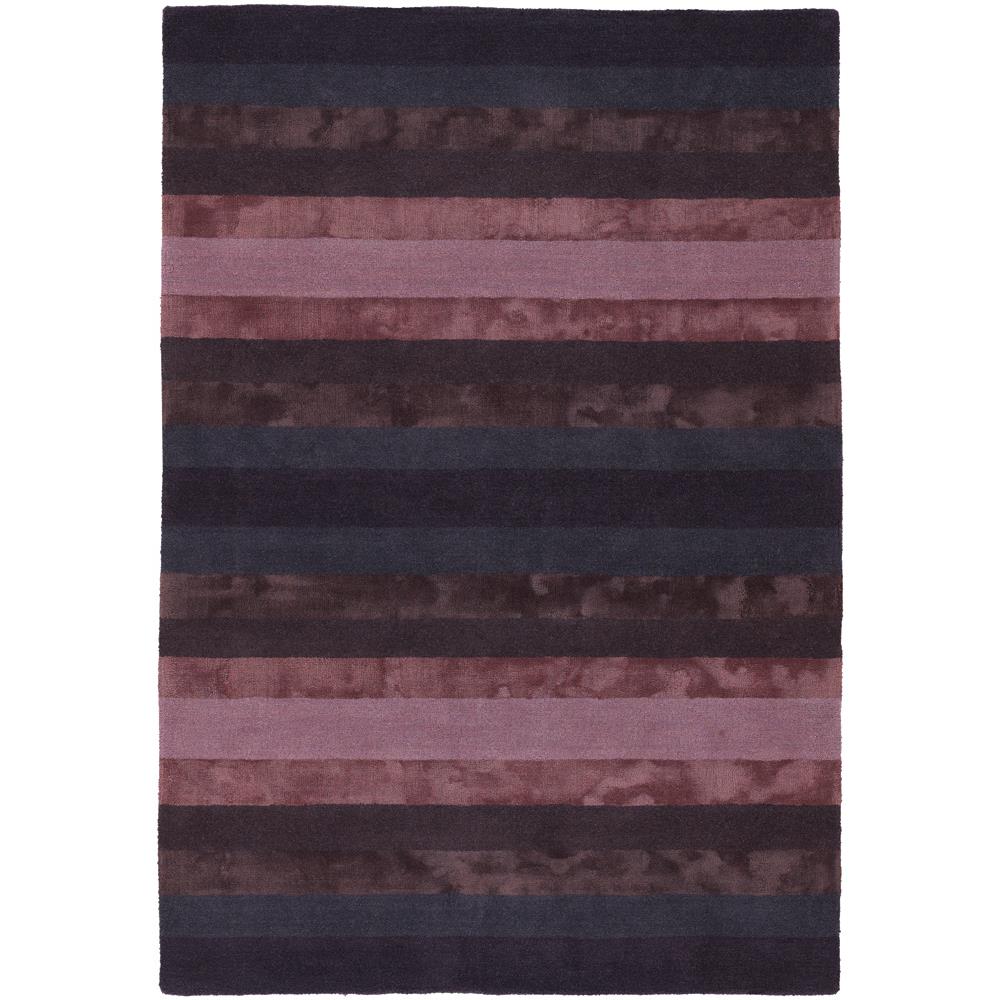 Chandra Rugs GAR30700 GARDENIA Hand-Tufted Contemporary Rug in Pink/Charcoal/Brown, 7