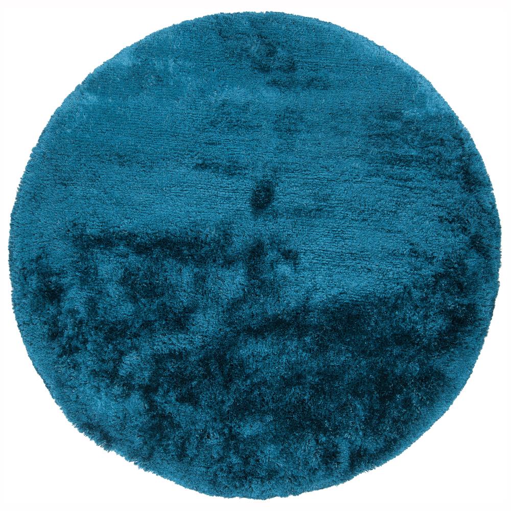 Chandra Rugs GIU27812 GIULIA Hand-Woven Contemporary Shag Rug in Blue, 7