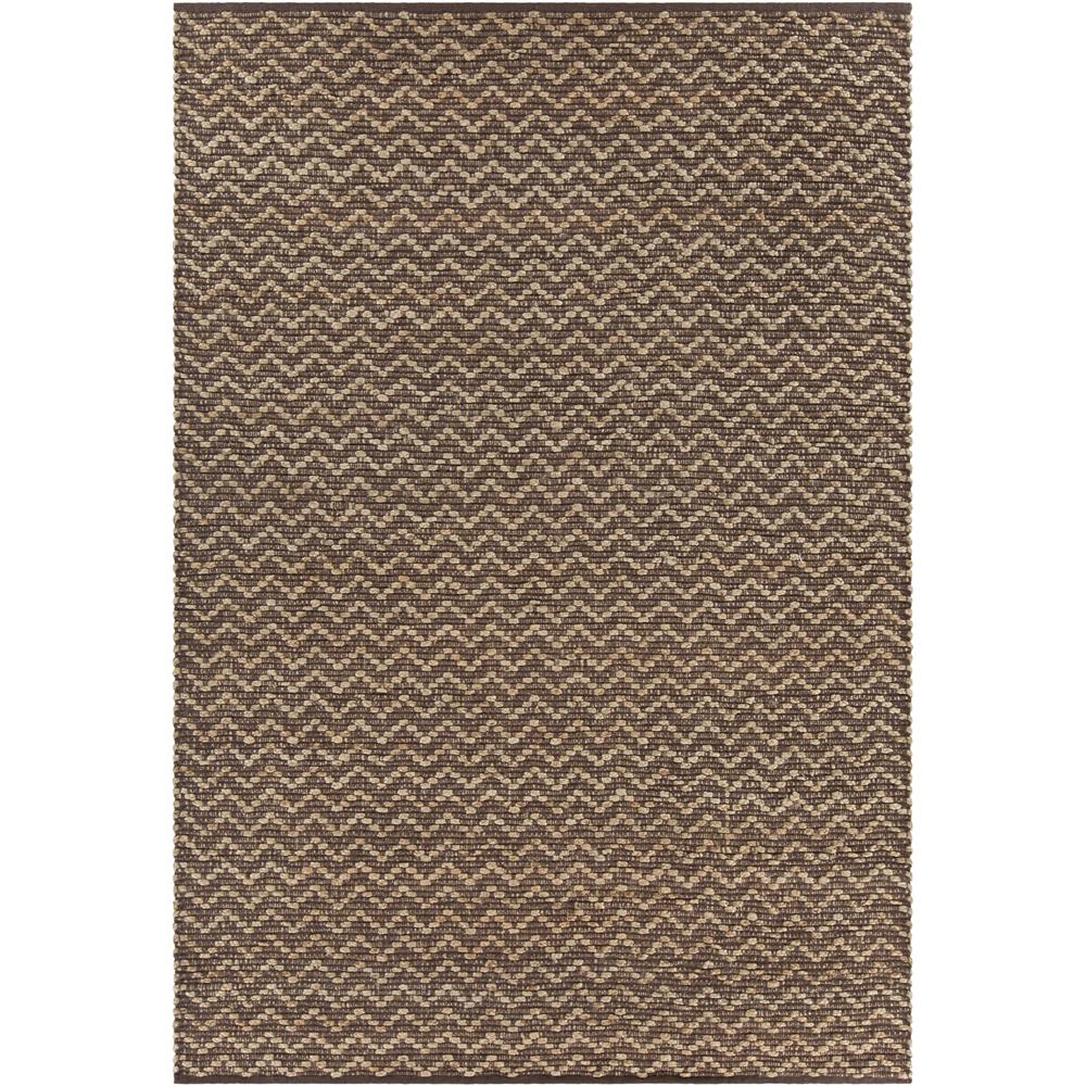 Chandra Rugs GRE51201 GRECCO Hand-Woven Contemporary Rug in Brown/Tan, 5