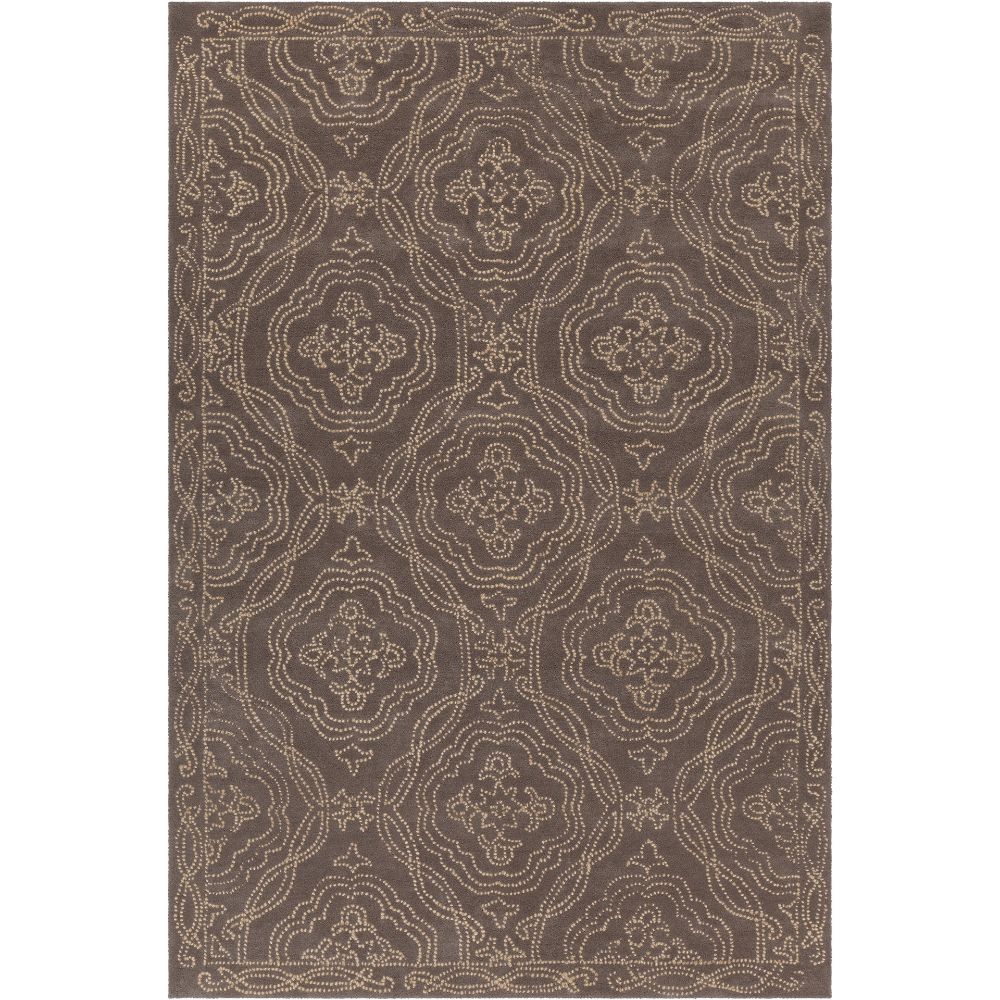 Chandra Rugs HAI-49602 Hailee Hand-tufted Contemporary Rug in Grey/Gold