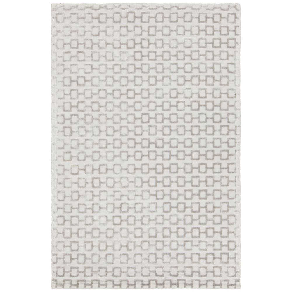 Chandra Rugs HAL45003 HALLIE Hand Woven Contemporary Rug in Silver, 5