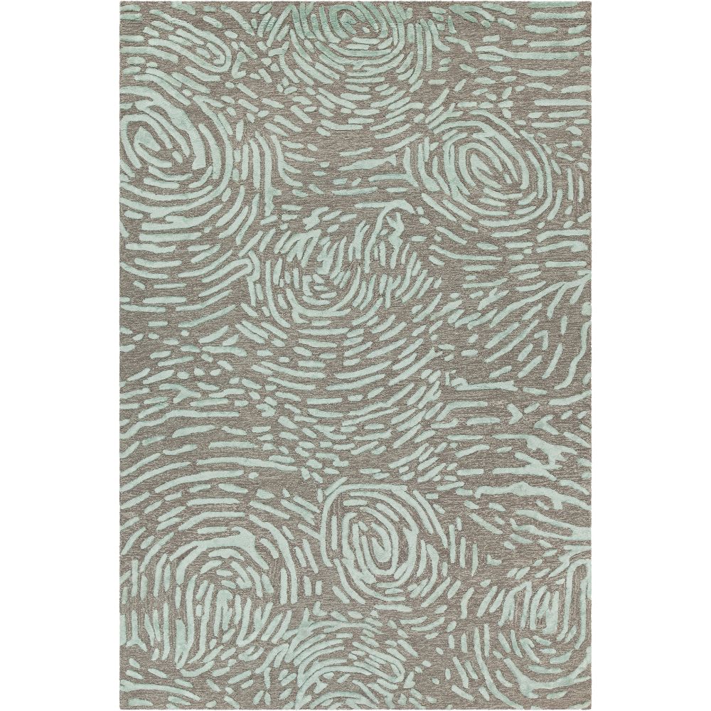 Chandra Rugs HES-49700 Hester Hand-tufted Contemporary Rug in Grey/Blue