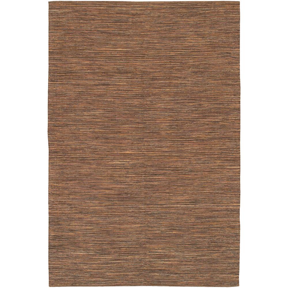 Chandra Rugs IND11 INDIA Hand-Woven Contemporary Rug in Brown, 7