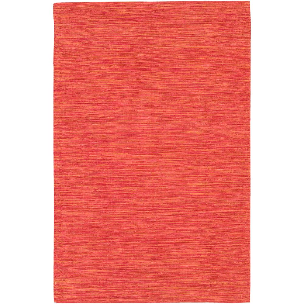 Chandra Rugs IND12 INDIA Hand-Woven Contemporary Rug in Orange, 5