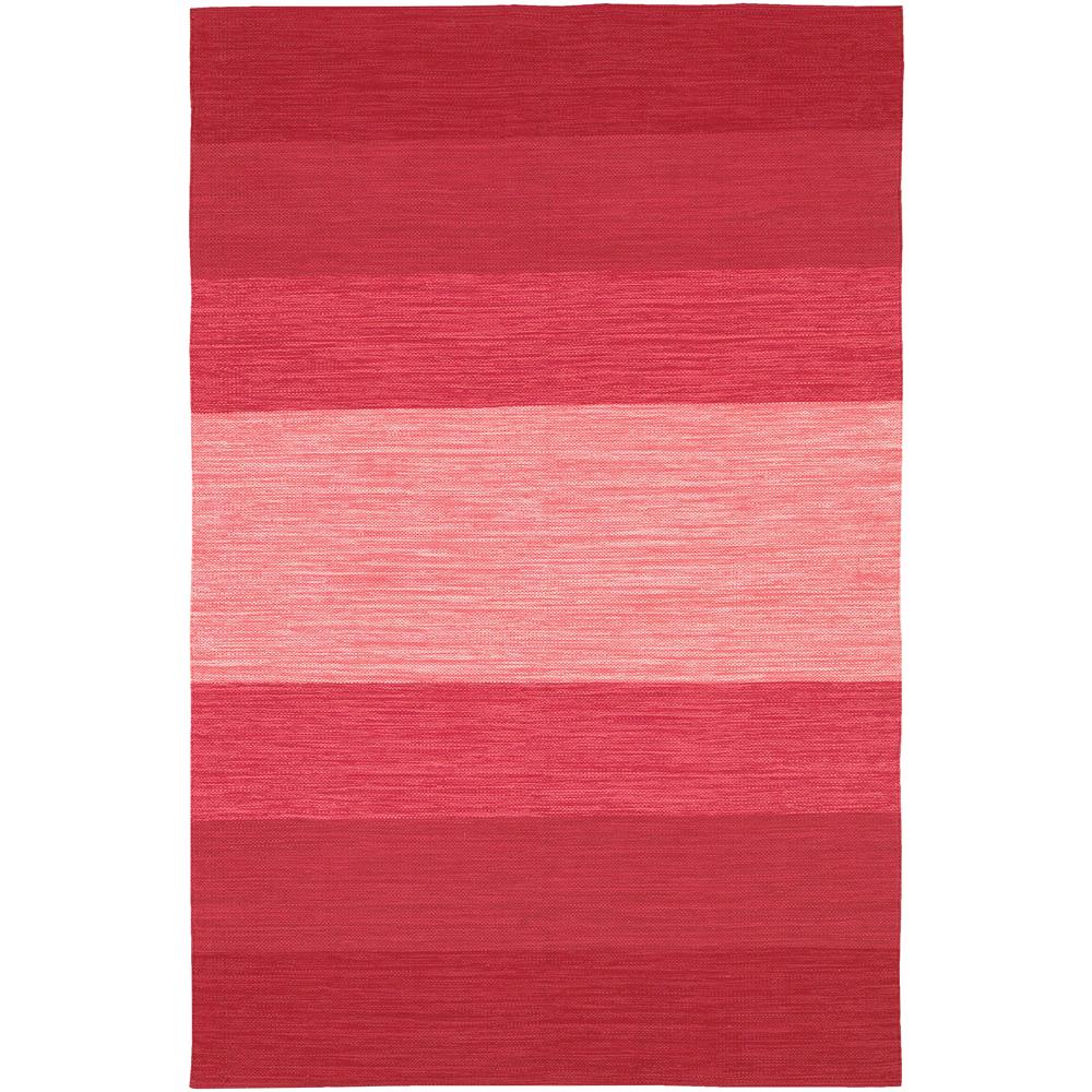 Chandra Rugs IND3 INDIA Hand-Woven Contemporary Rug in Red, 5