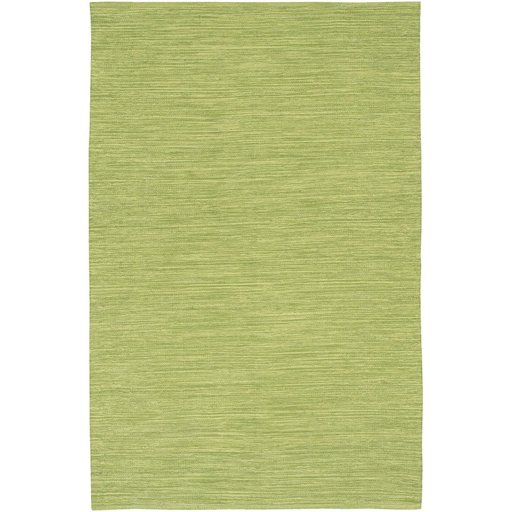 Chandra Rugs IND6 INDIA Hand-Woven Contemporary Rug in Green, 3