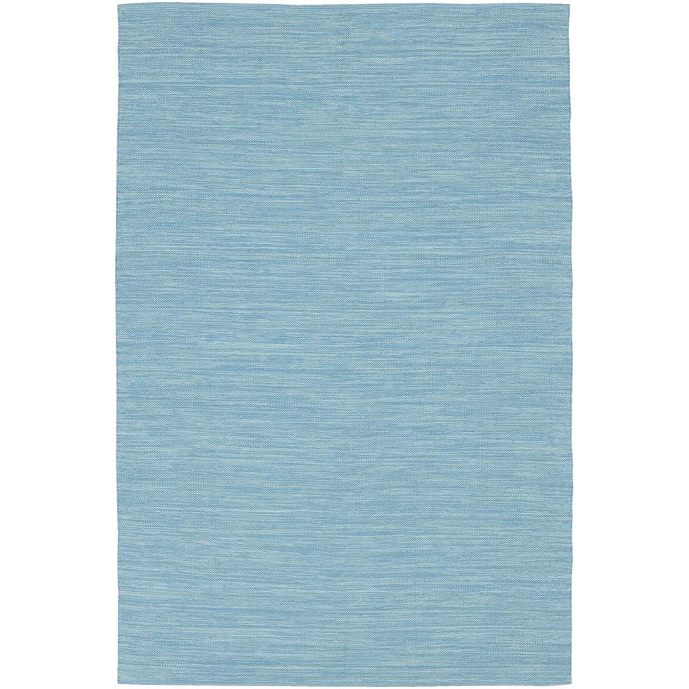 Chandra Rugs IND7 INDIA Hand-Woven Contemporary Rug in Blue, 5