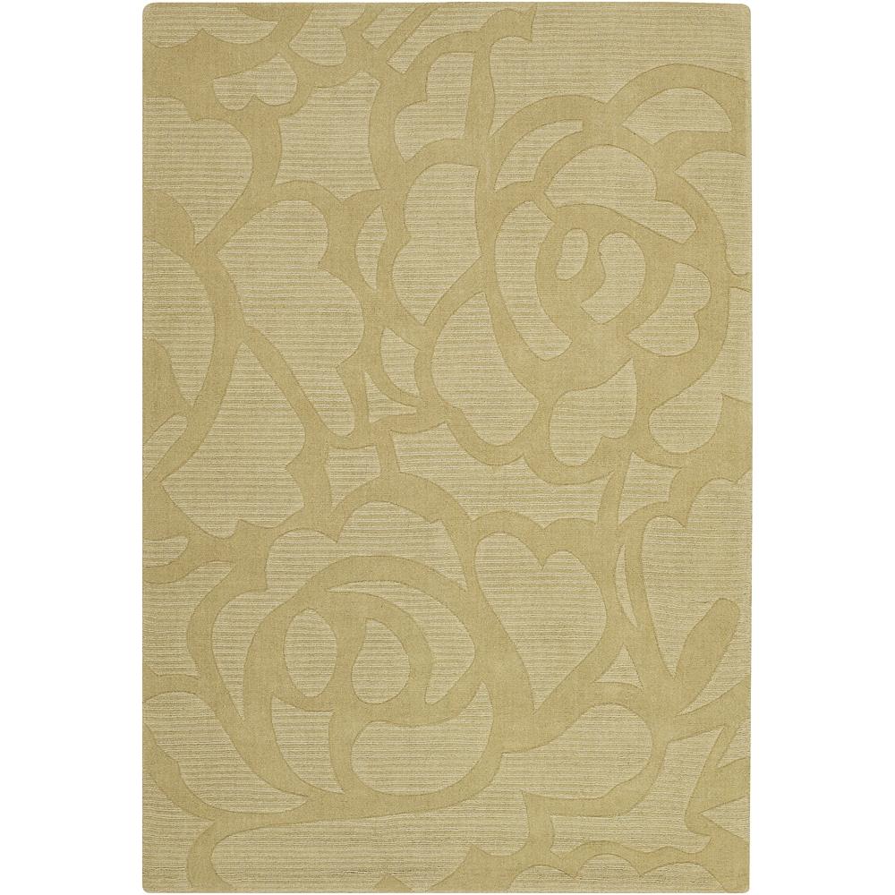 Chandra Rugs JAI18902 JAIPUR Hand-Tufted Transitional Rug in Gold, 5