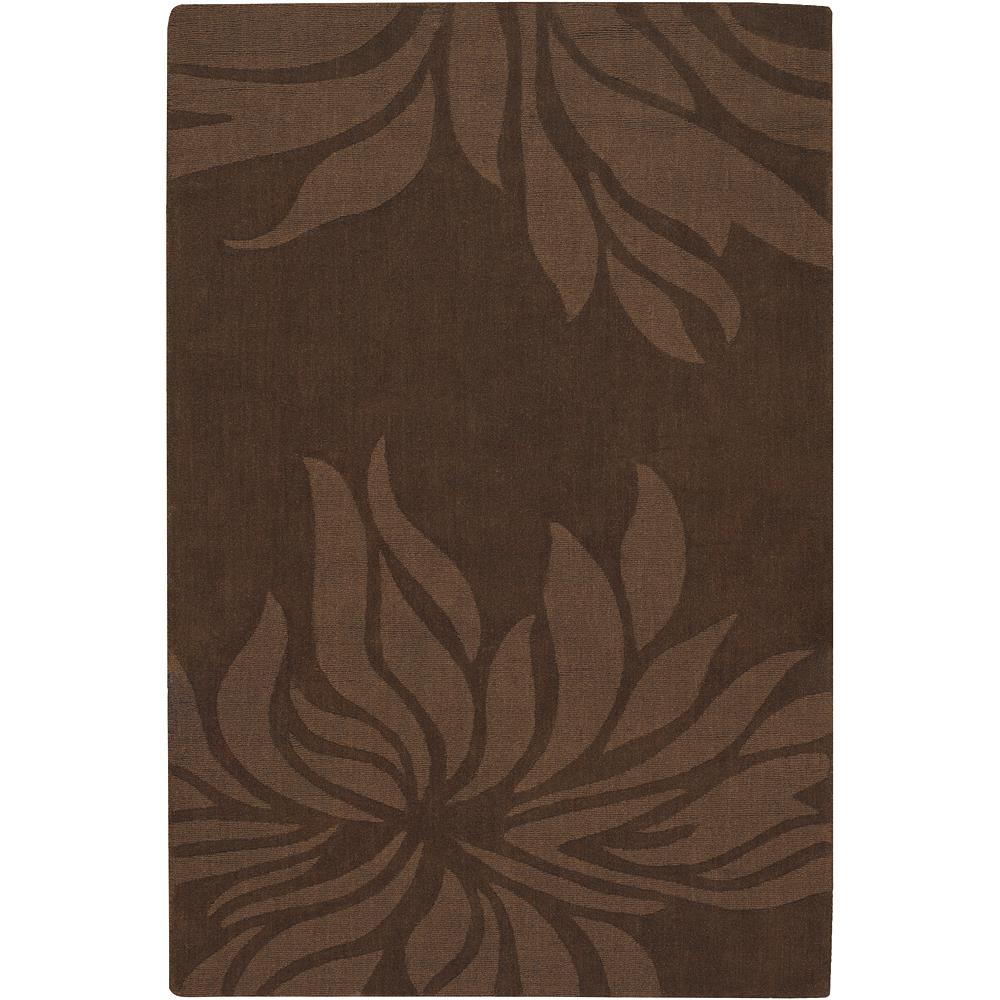 Chandra Rugs JAI18904 JAIPUR Hand-Tufted Transitional Rug in Brown, 7