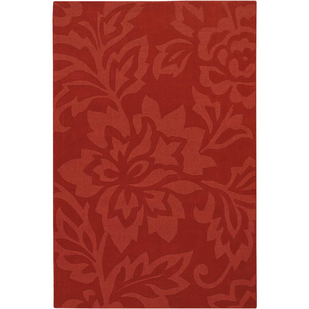 Chandra Rugs JAI18908 JAIPUR Hand-Tufted Transitional Rug in Red, 5