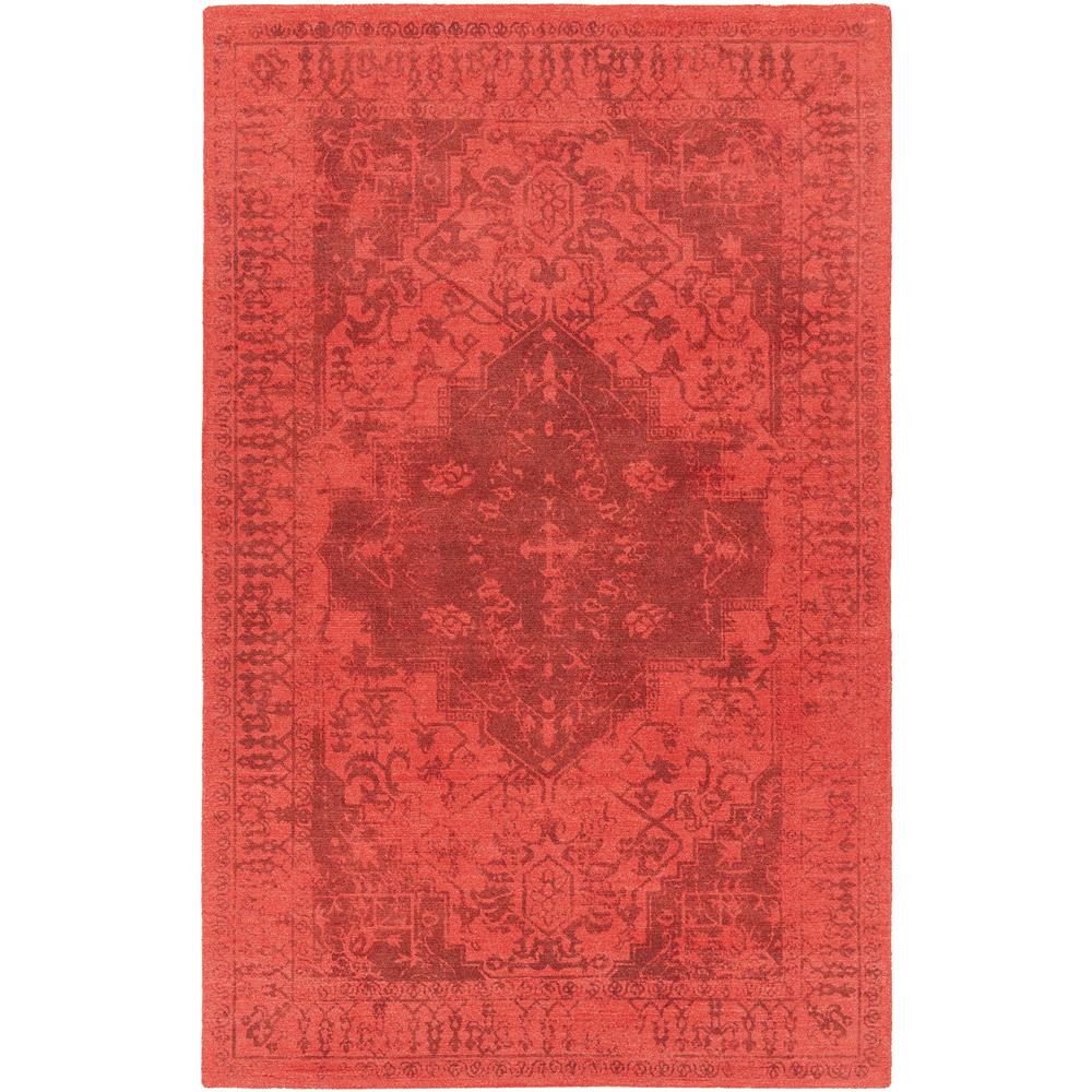 Chandra Rugs KEL42501 KELSEY Hand-tufted Traditional Rug in Red/Black, 7