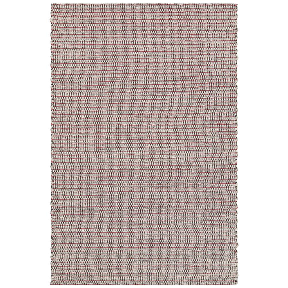 Chandra Rugs LEN44601 LENA Hand Woven Contemporary Rug in Red/White/Grey/Black, 7