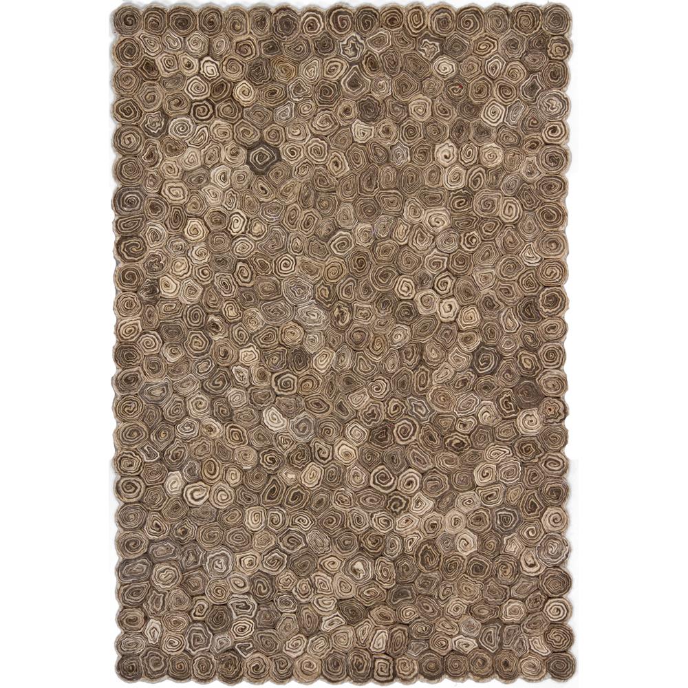 Chandra Rugs MAS30200 MASTERTON Hand-Woven Contemporary Rug in Brown/Tan/Taupe, 7