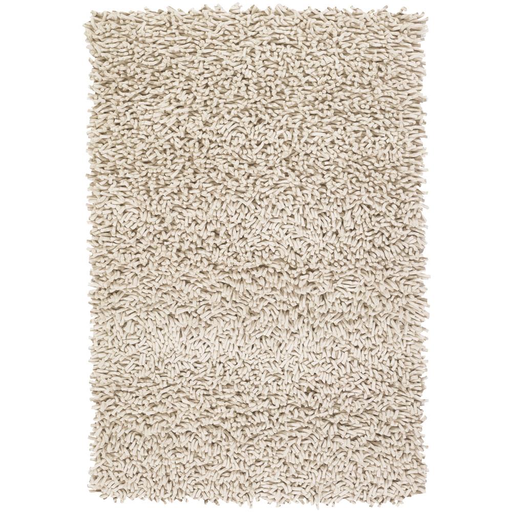 Chandra Rugs MON20400 MONTARO Hand-Woven Contemporary Thick Piles Shag Rug in White, 7
