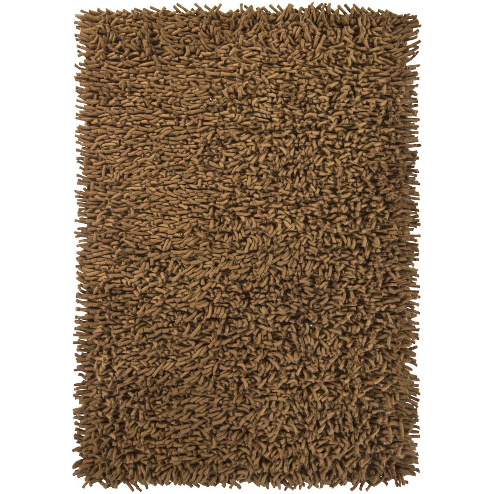 Chandra Rugs MON20406 MONTARO Hand-Woven Contemporary Thick Piles Shag Rug in Brown, 9