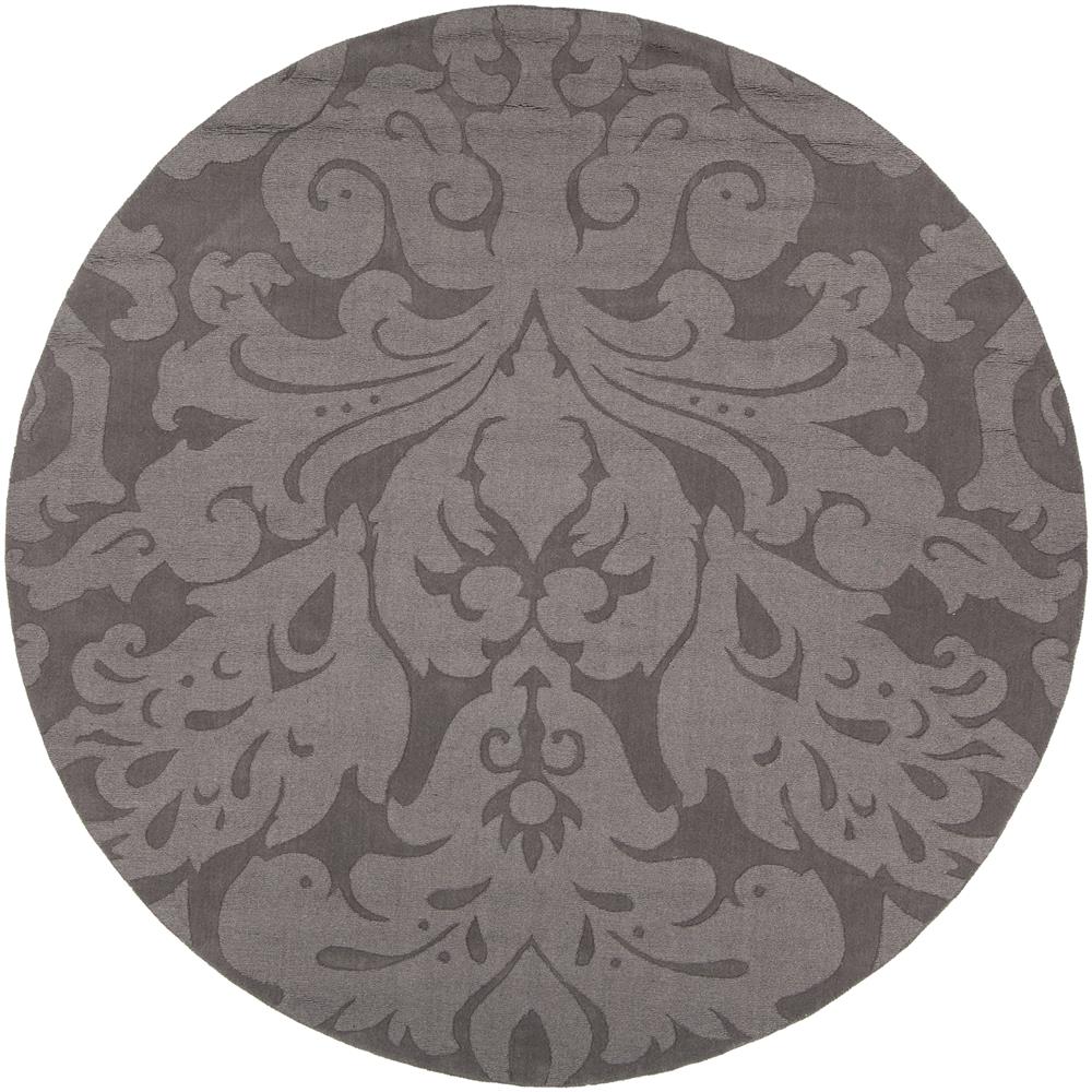Chandra Rugs MYS29802 MYSTICA Hand-Tufted Contemporary Wool Rug in Charcoal, 8