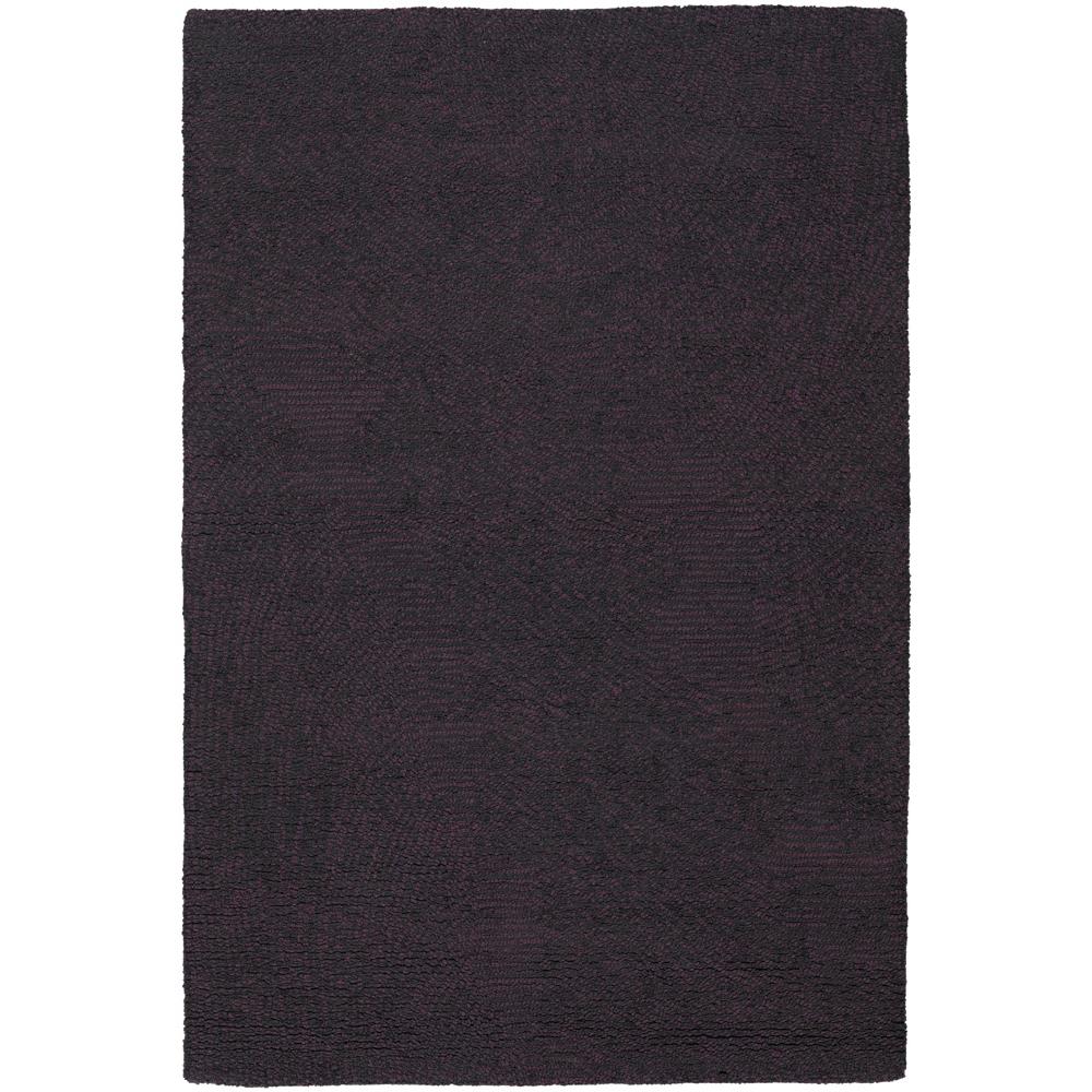 Chandra Rugs NAV5005 NAVYAN Hand-Tufted Contemporary Rug in Purple/Black, 7