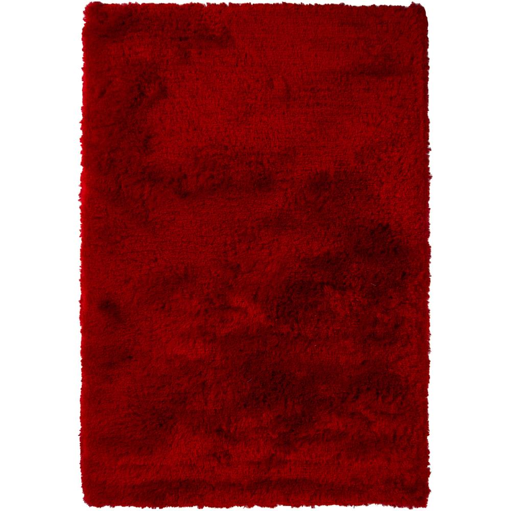 Chandra Rugs NAY18802 NAYA Hand-Woven Contemporary Shag Rug in Red, 9