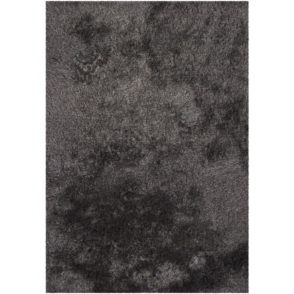 Chandra Rugs NAY18807 NAYA Hand-Woven Contemporary Shag Rug in Grey/Brown, 7