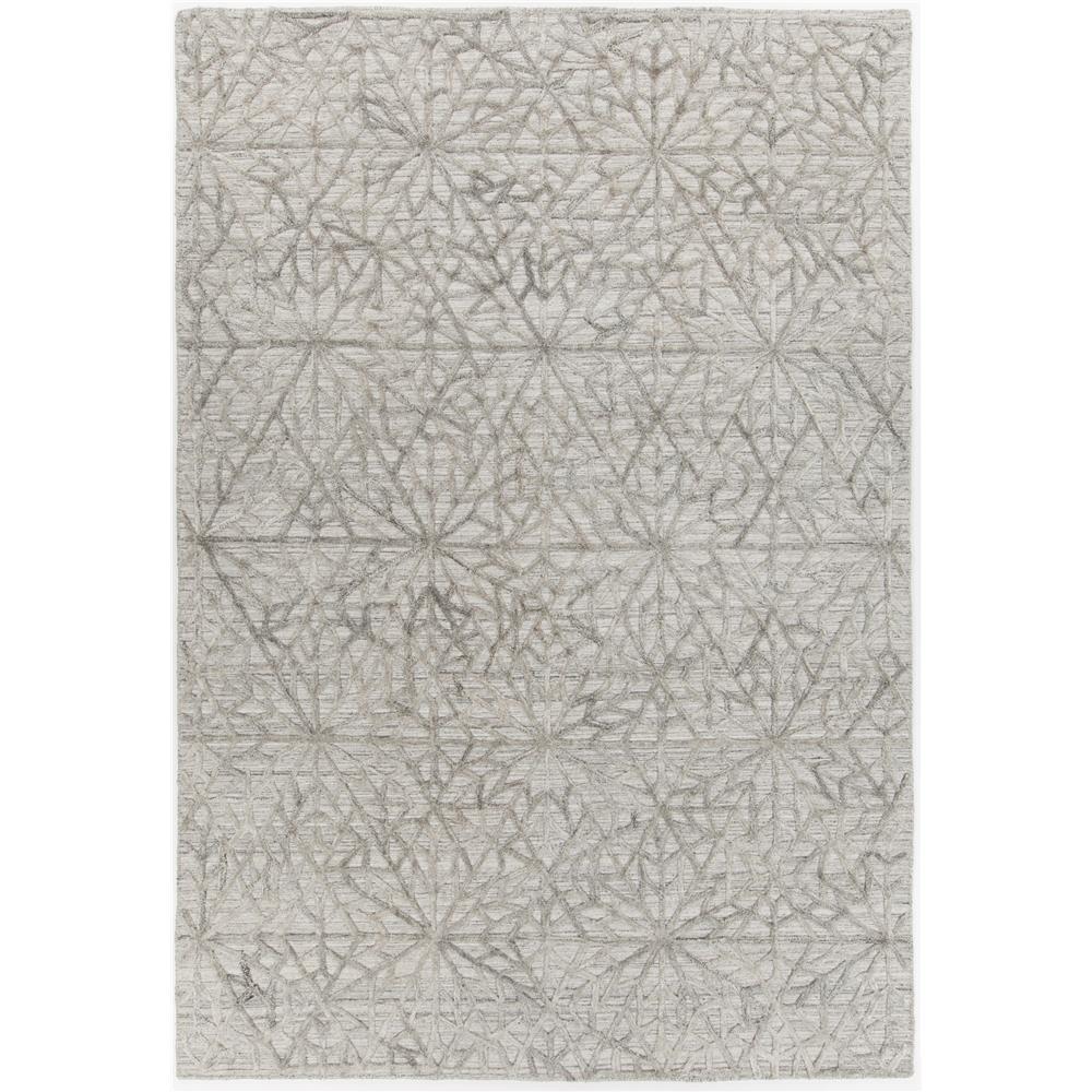 Chandra Rugs NIM46500 NIMAH Hand-woven Contemporary Rug in Silver, 5