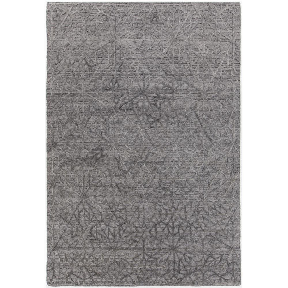 Chandra Rugs NIM46501 NIMAH Hand-woven Contemporary Rug in Grey/Silver, 5