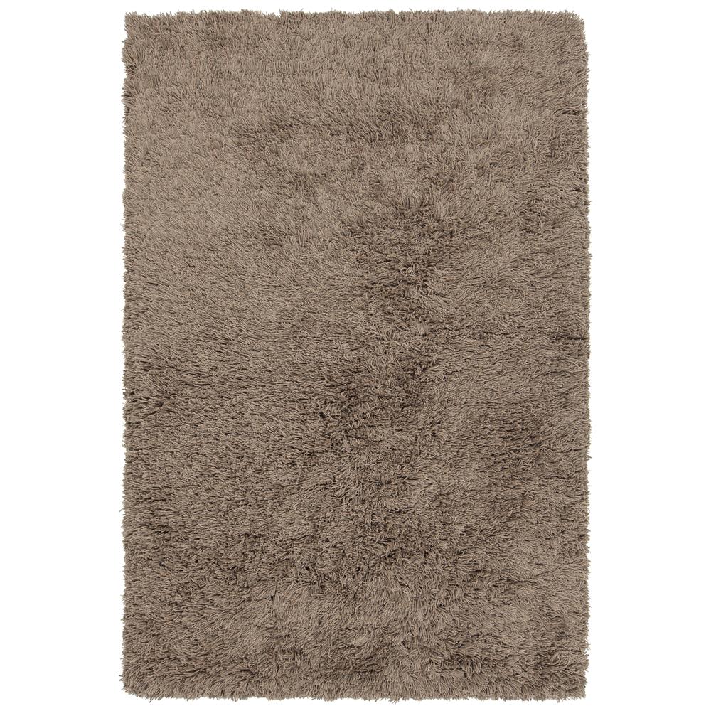 Chandra Rugs NOE43203 NOELY Hand-woven Shag Rug in Taupe, 7
