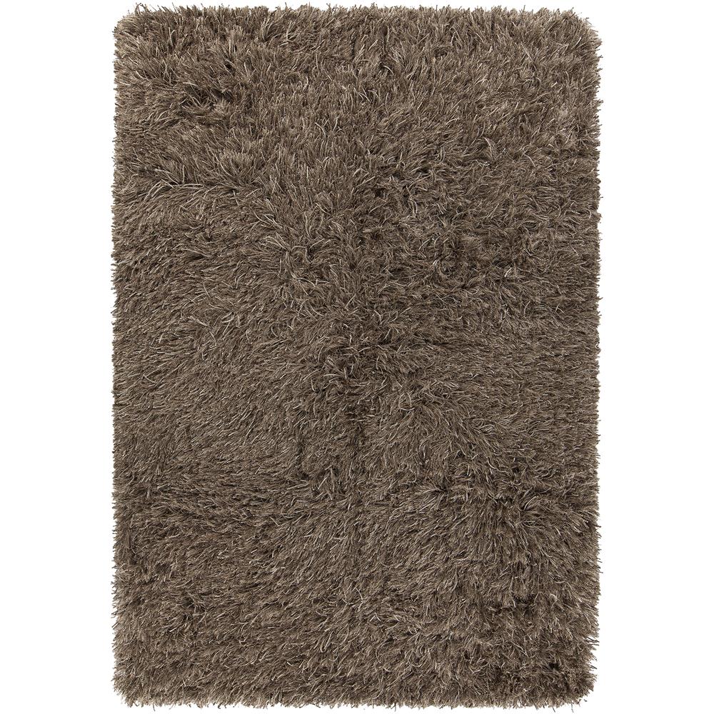 Chandra Rugs ONE35302 ONEX Hand-Woven Contemporary Shag Rug in Camel, 5