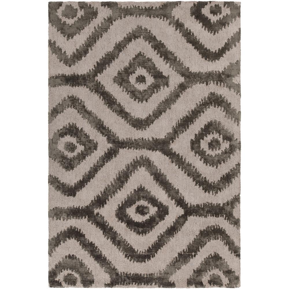 Chandra Rugs PAO41401 PAOLA Hand-Tufted Contemporary Rug in Natural/Grey, 7