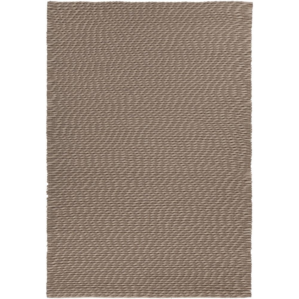 Chandra Rugs REN40102 RENEA Hand-Woven Contemporary Rug in Taupe, 5