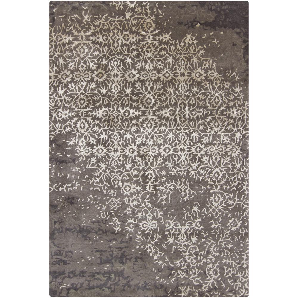 Chandra Rugs RUP39601 RUPEC Hand-Tufted Contemporary Rug in Grey/Cream, 9