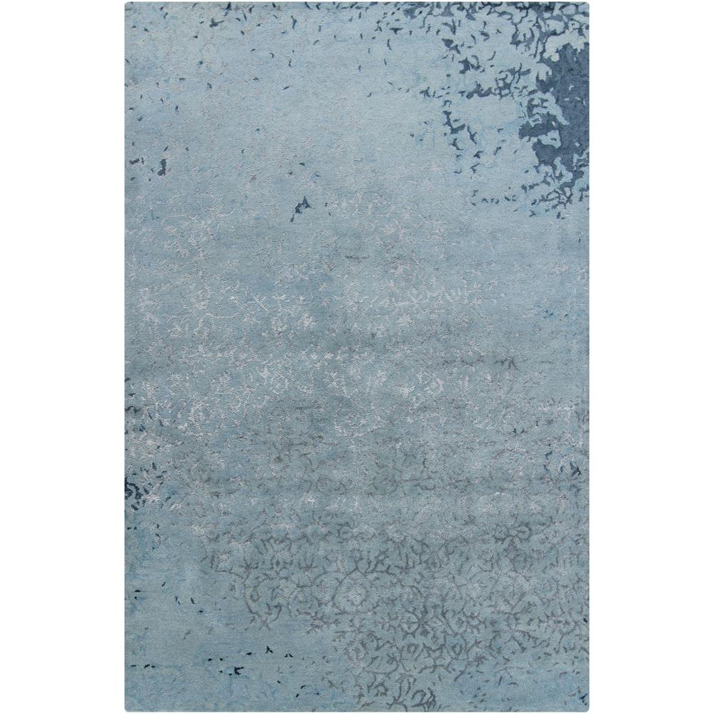 Chandra Rugs RUP39604 RUPEC Hand-Tufted Contemporary Rug in Blue/Grey, 7
